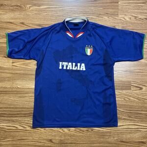 Italia Soccer Jersey Size Large World Cup Italy Futbol